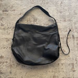 Banana Republic Black Leather Shoulder Bag